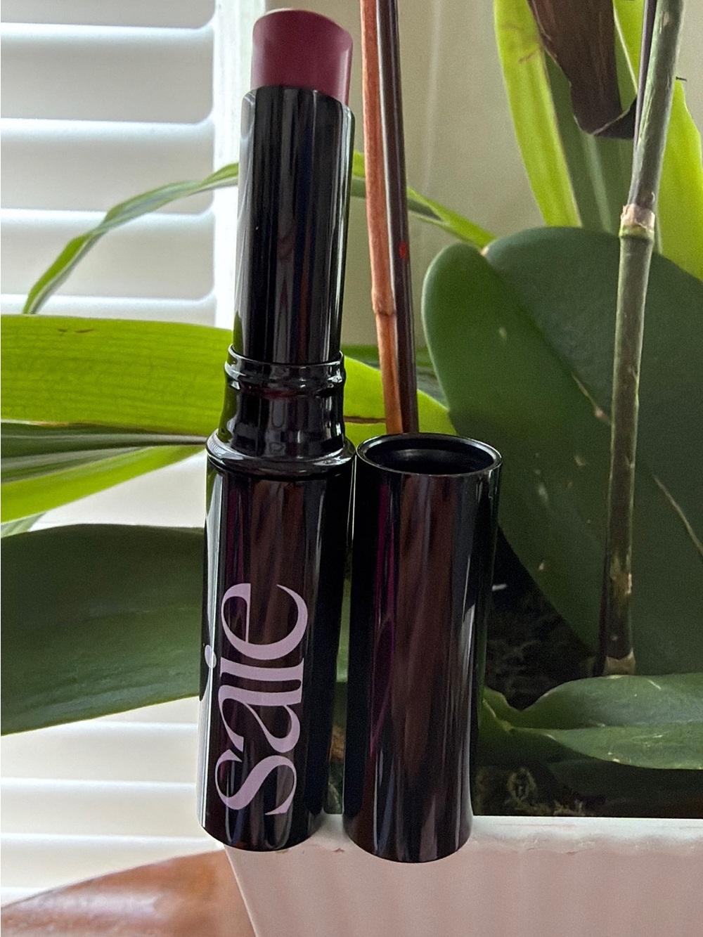 Saie Hydrating Lipstick Stick — Dusty Mauve Pink